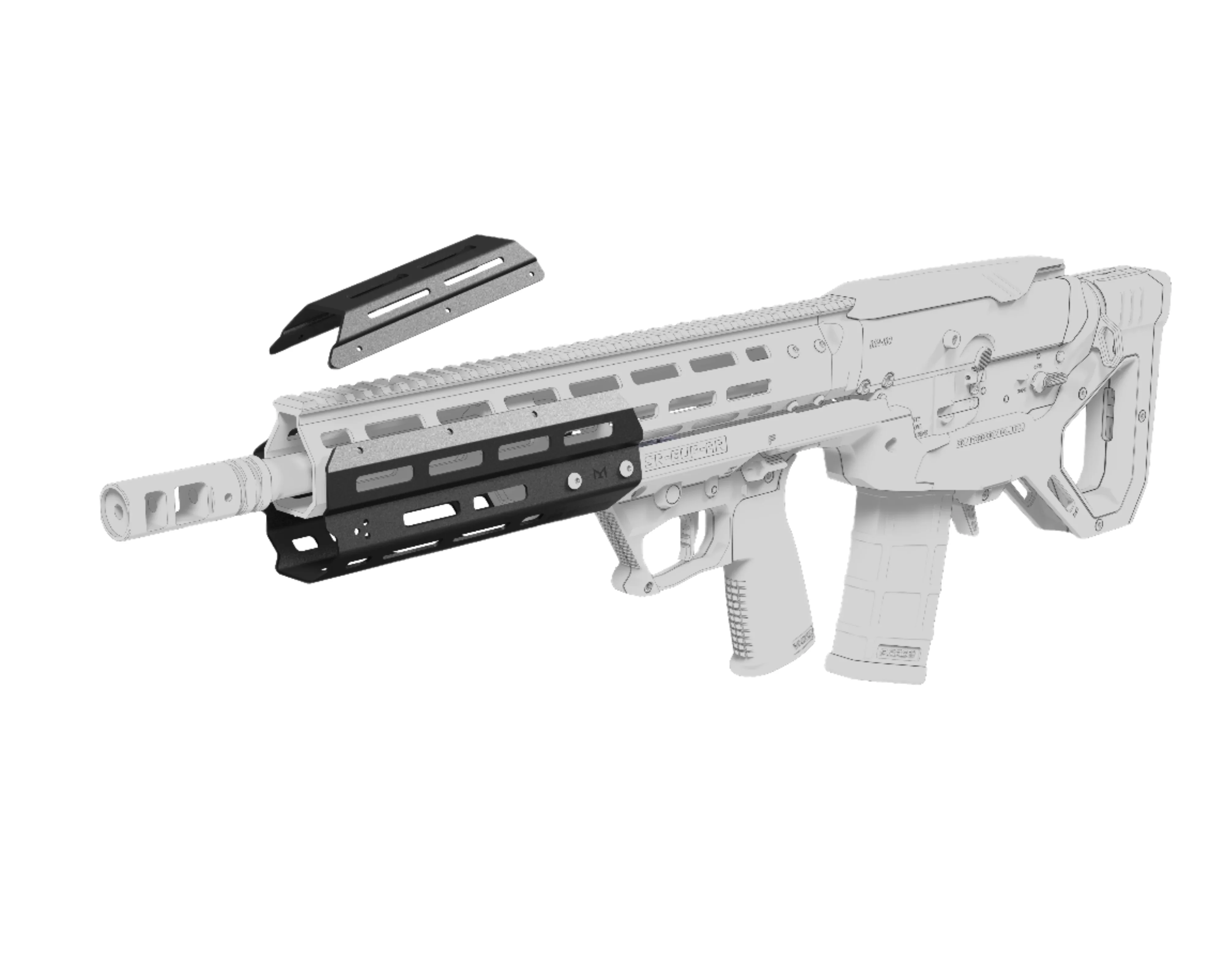 Forged SARB-15 MTW Cerakoted - Image 2